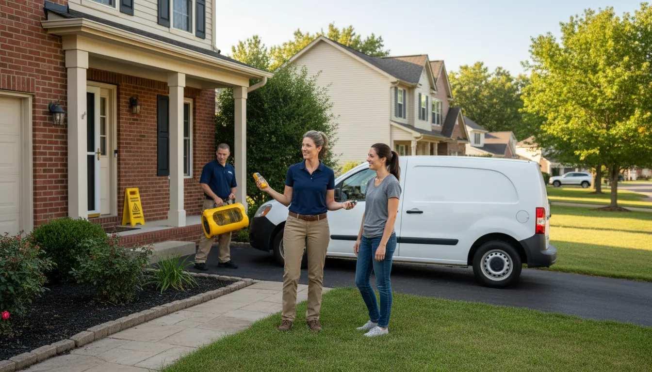 Water restoration image for Fire And Smoke Damage Restoration in New Washington, OH